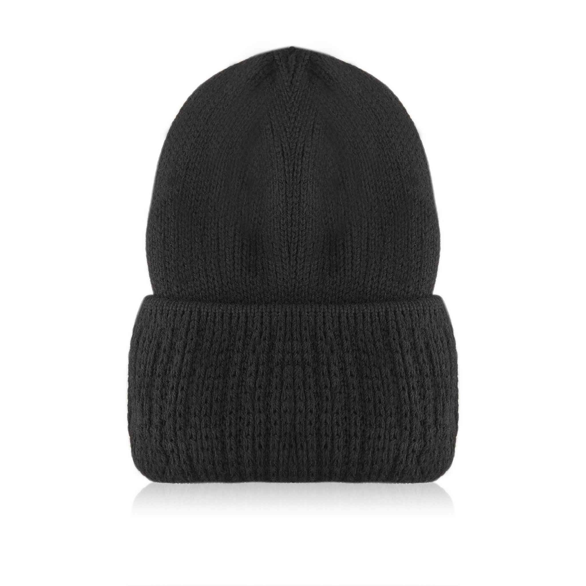 Winter Black Kufi Cap - Image 3