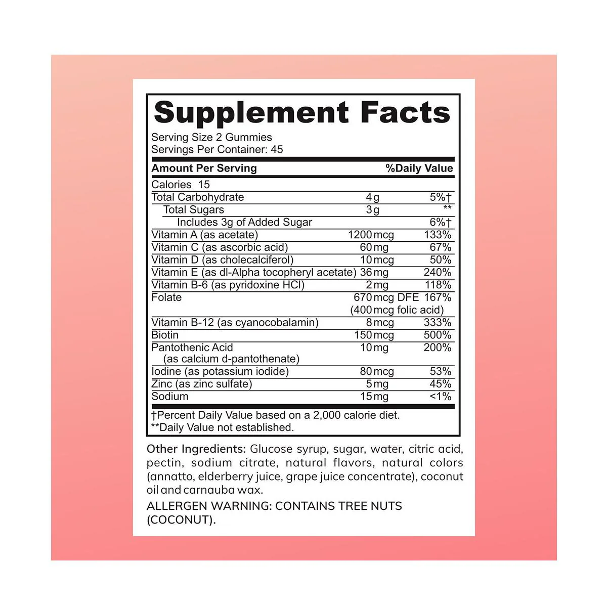 Zaytun Adult Multivitamin Gummies - Image 2