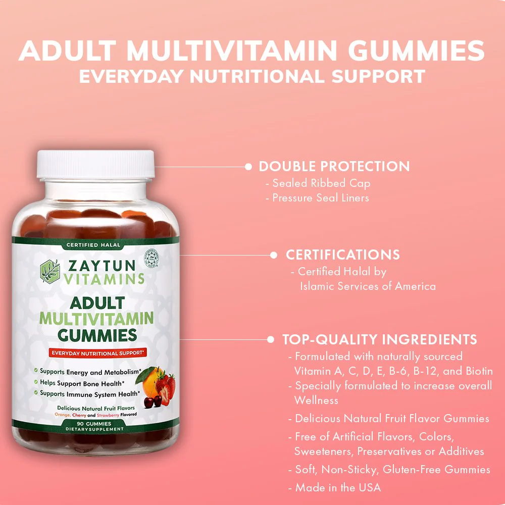 Zaytun Adult Multivitamin Gummies - Image 3